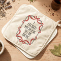 I Closed My Book To Be Here - Cotton Pot Holder