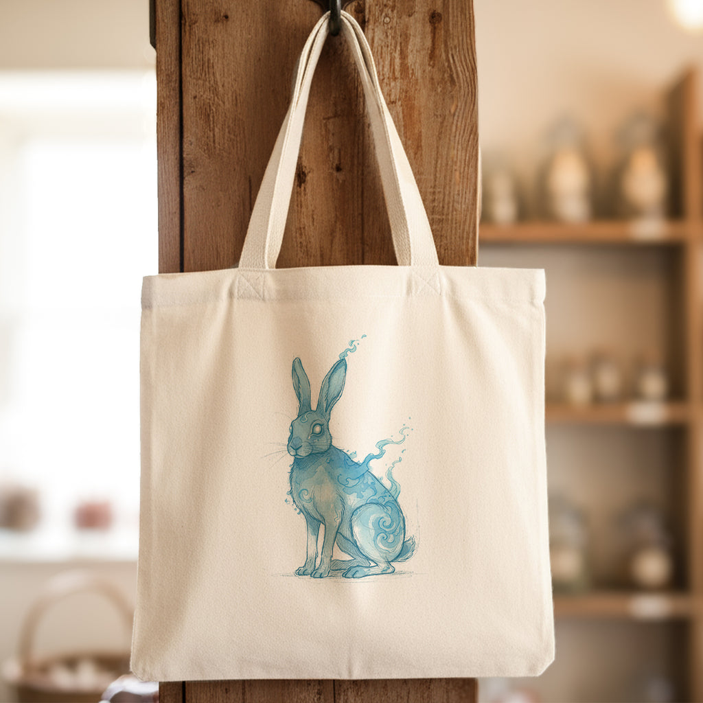 Magic Rabbit Illustration - Canvas Tote Bag