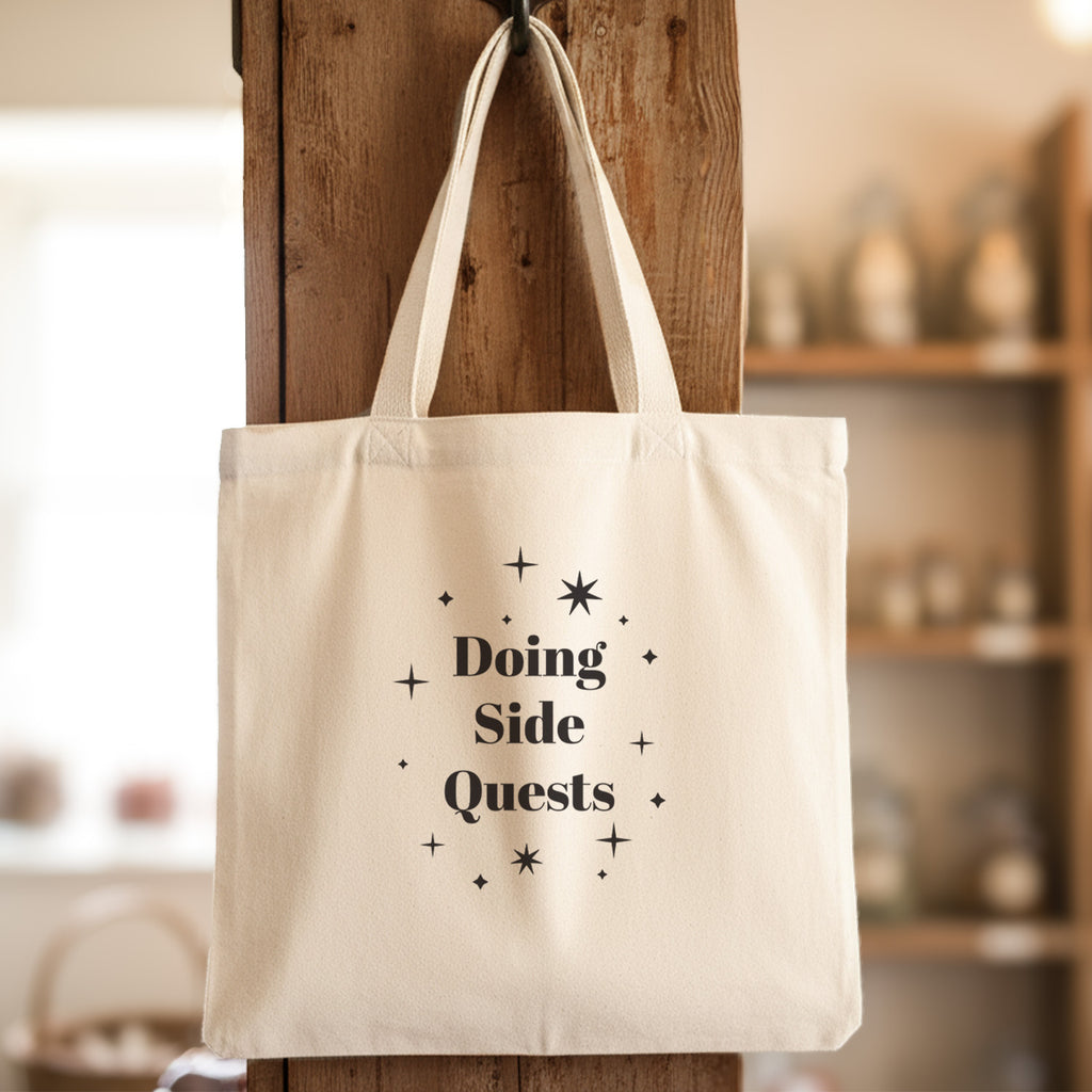 Side Quests - Canvas Tote Bag