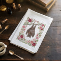 Bat & Roses - Cotton Tea Towel