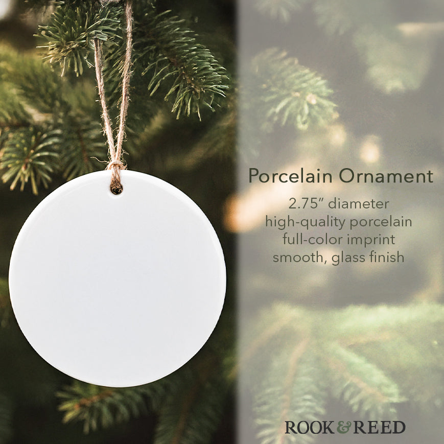 I Closed My Book To Be Here - Ornament