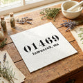 Vintage Blackletter Zipcode - Custom Swedish Dish Cloth